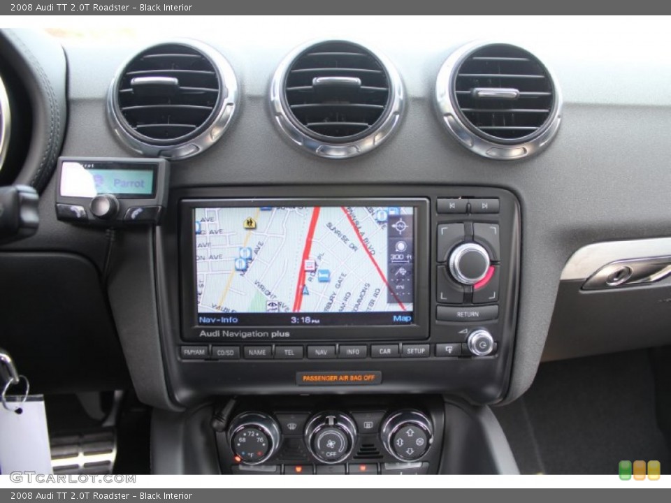Black Interior Navigation for the 2008 Audi TT 2.0T Roadster #50802357