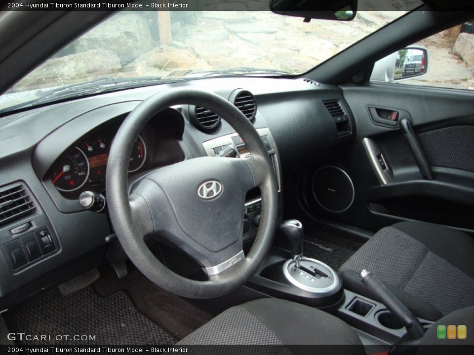 Black Interior Photo for the 2004 Hyundai Tiburon  #50802495
