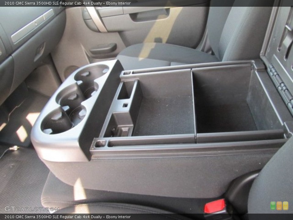 Ebony Interior Photo for the 2010 GMC Sierra 3500HD SLE Regular Cab 4x4 Dually #50803164