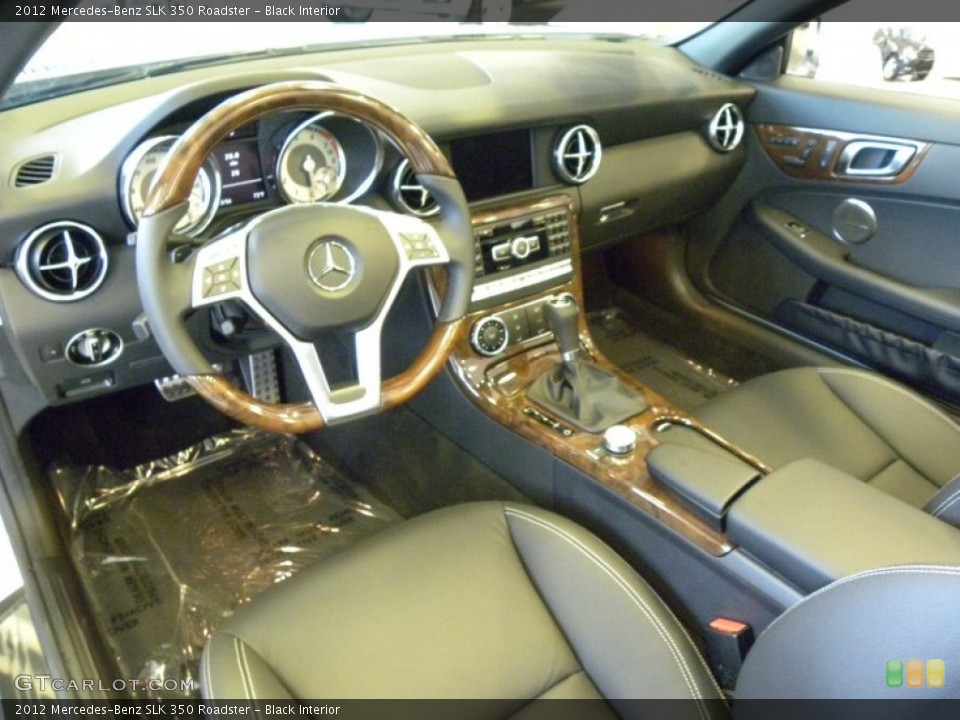 Black Interior Prime Interior for the 2012 Mercedes-Benz SLK 350 Roadster #50803749