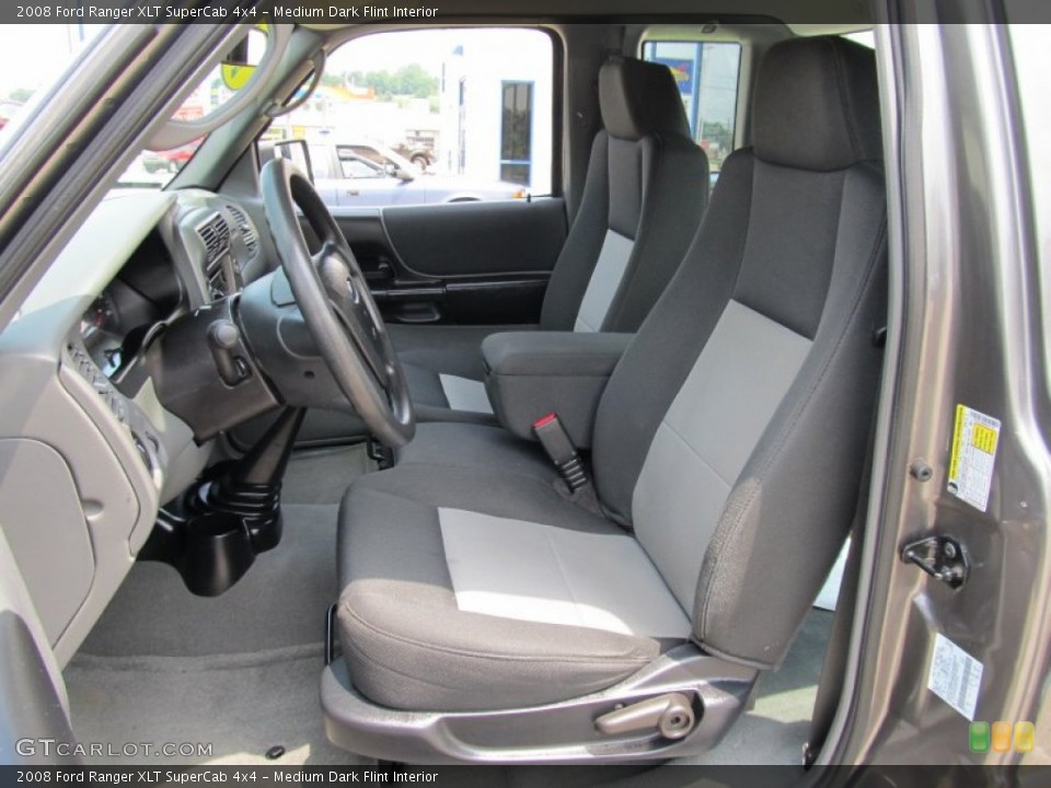 Medium Dark Flint Interior Photo for the 2008 Ford Ranger XLT SuperCab 4x4 #50804262
