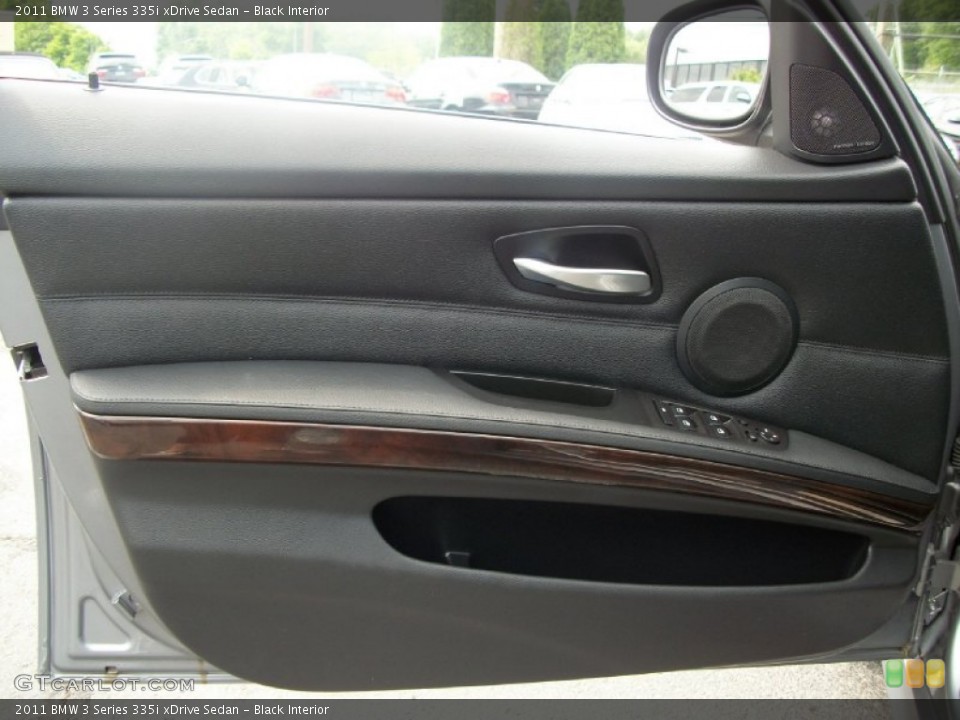 Black Interior Door Panel for the 2011 BMW 3 Series 335i xDrive Sedan #50804919