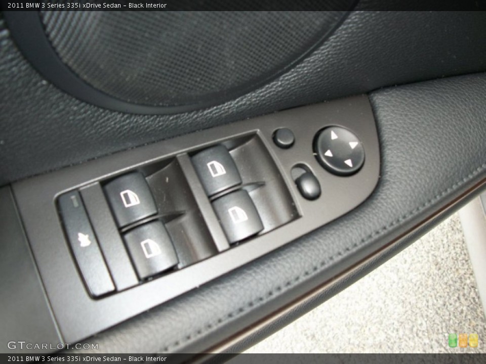 Black Interior Controls for the 2011 BMW 3 Series 335i xDrive Sedan #50804934