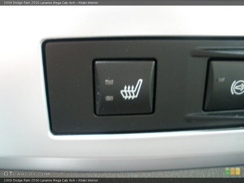 Khaki Interior Controls for the 2009 Dodge Ram 2500 Laramie Mega Cab 4x4 #50807052