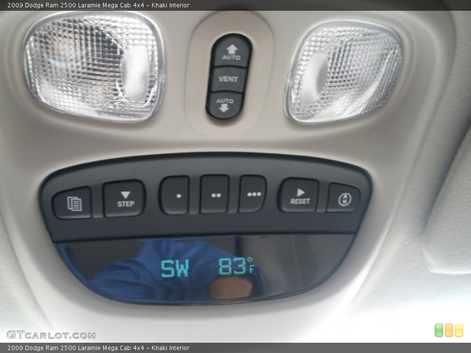 Khaki Interior Controls for the 2009 Dodge Ram 2500 Laramie Mega Cab 4x4 #50807082