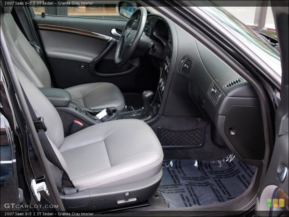 Granite Gray 2007 Saab 9-5 Interiors