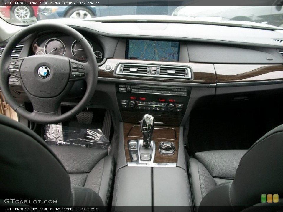 Black Interior Dashboard for the 2011 BMW 7 Series 750Li xDrive Sedan #50807481