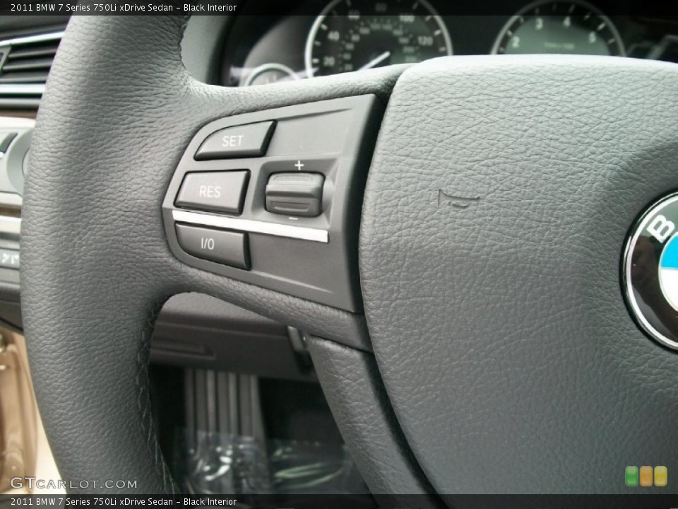 Black Interior Controls for the 2011 BMW 7 Series 750Li xDrive Sedan #50807511