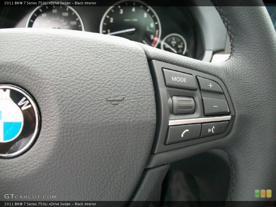 Black Interior Controls for the 2011 BMW 7 Series 750Li xDrive Sedan #50807532