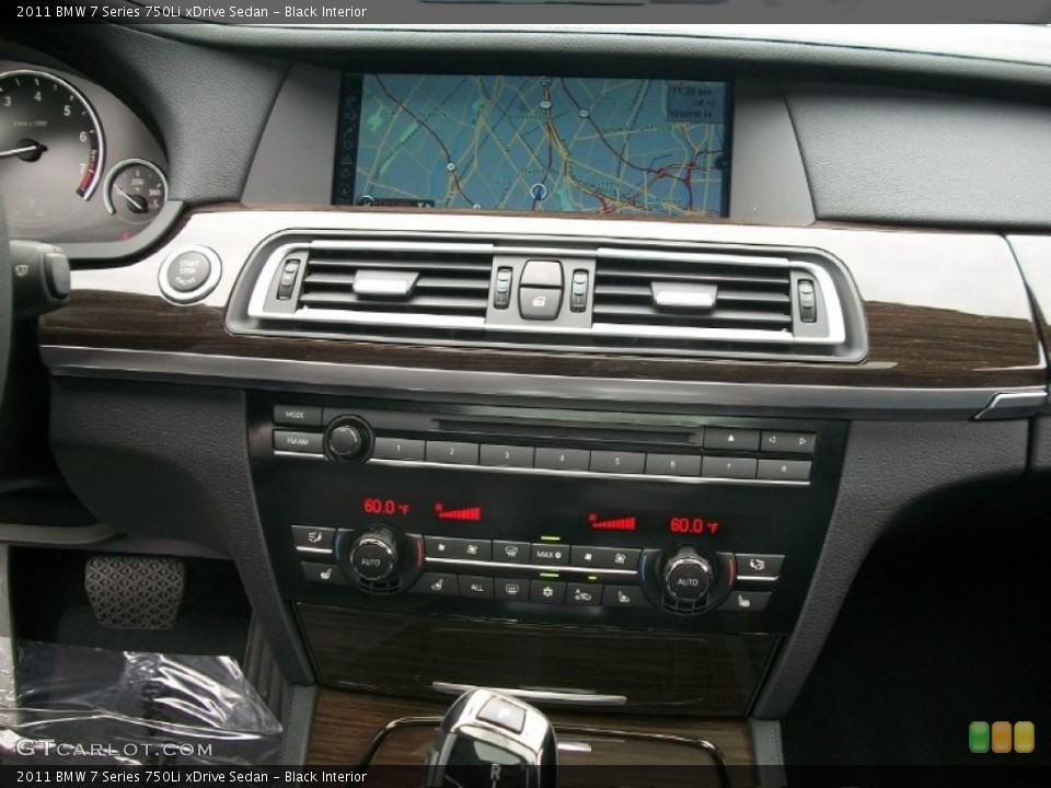 Black Interior Controls for the 2011 BMW 7 Series 750Li xDrive Sedan #50807559