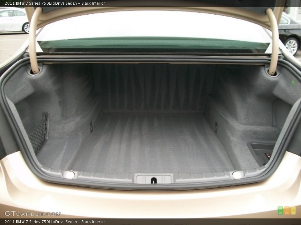Black Interior Trunk for the 2011 BMW 7 Series 750Li xDrive Sedan #50807592