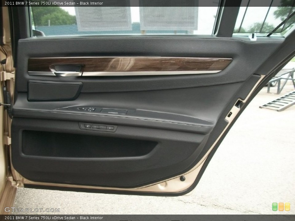 Black Interior Door Panel for the 2011 BMW 7 Series 750Li xDrive Sedan #50807631