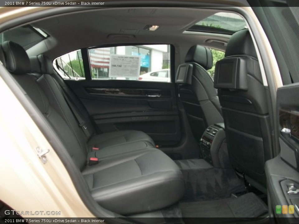 Black Interior Photo for the 2011 BMW 7 Series 750Li xDrive Sedan #50807643