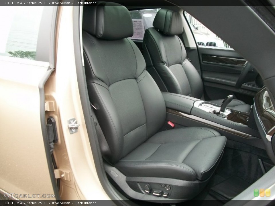 Black Interior Photo for the 2011 BMW 7 Series 750Li xDrive Sedan #50807700