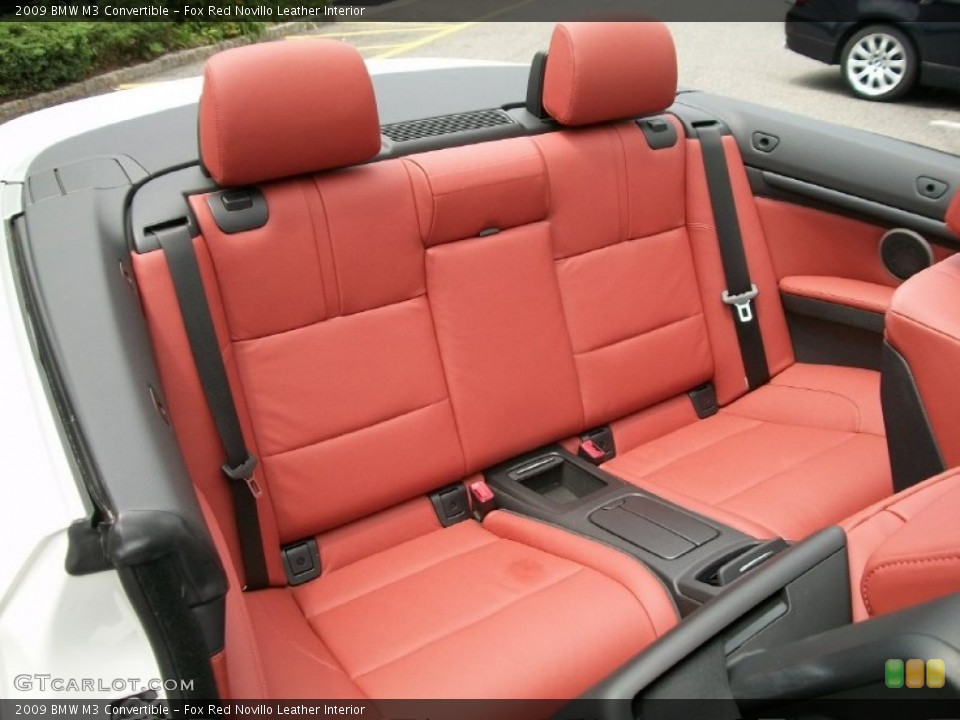 Fox Red Novillo Leather Interior Photo for the 2009 BMW M3 Convertible #50808144