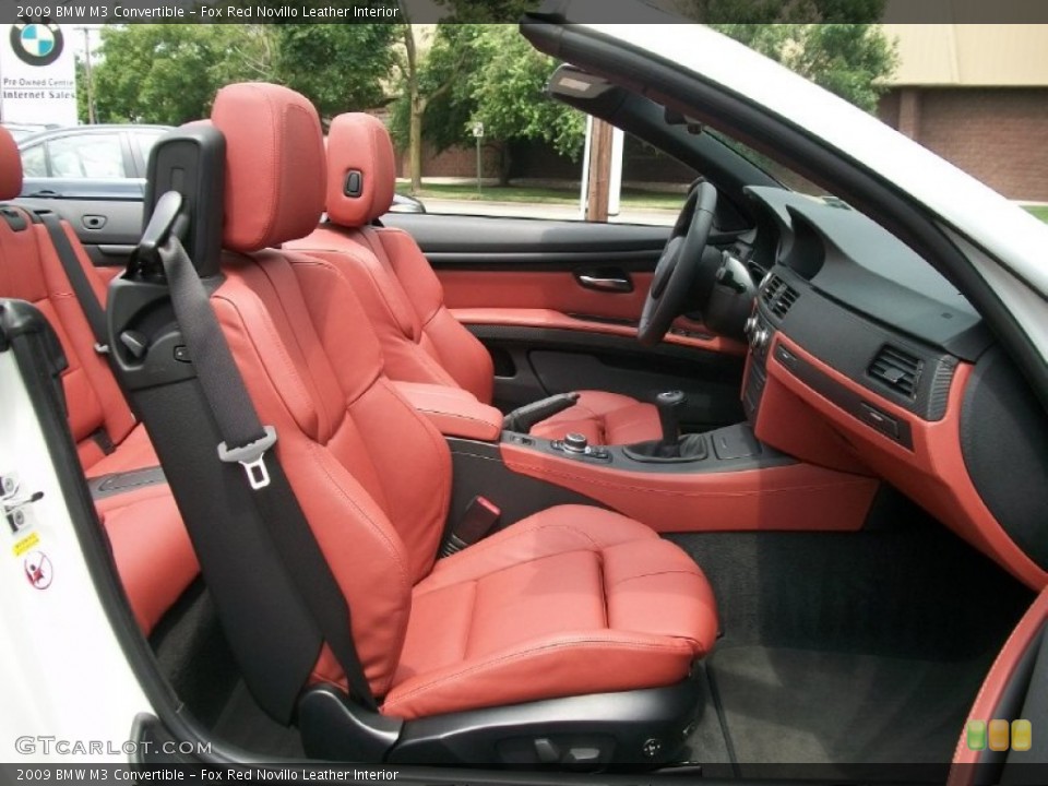 Fox Red Novillo Leather Interior Photo for the 2009 BMW M3 Convertible #50808174