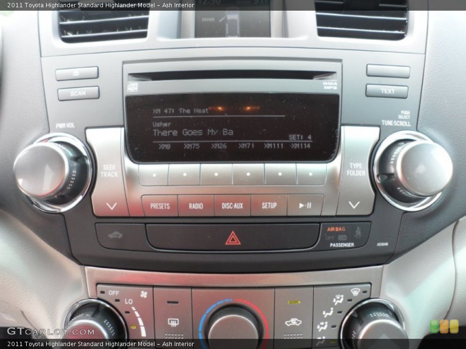 Ash Interior Controls for the 2011 Toyota Highlander  #50809530