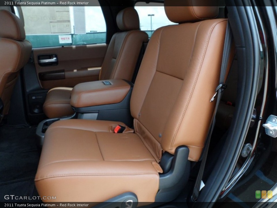 Red Rock Interior Photo for the 2011 Toyota Sequoia Platinum #50810028
