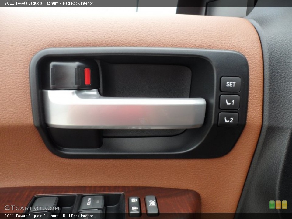 Red Rock Interior Controls for the 2011 Toyota Sequoia Platinum #50810082