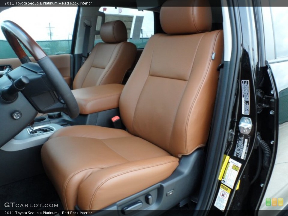 Red Rock Interior Photo for the 2011 Toyota Sequoia Platinum #50810136