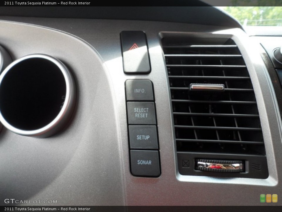 Red Rock Interior Controls for the 2011 Toyota Sequoia Platinum #50810274