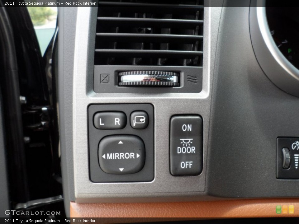 Red Rock Interior Controls for the 2011 Toyota Sequoia Platinum #50810373