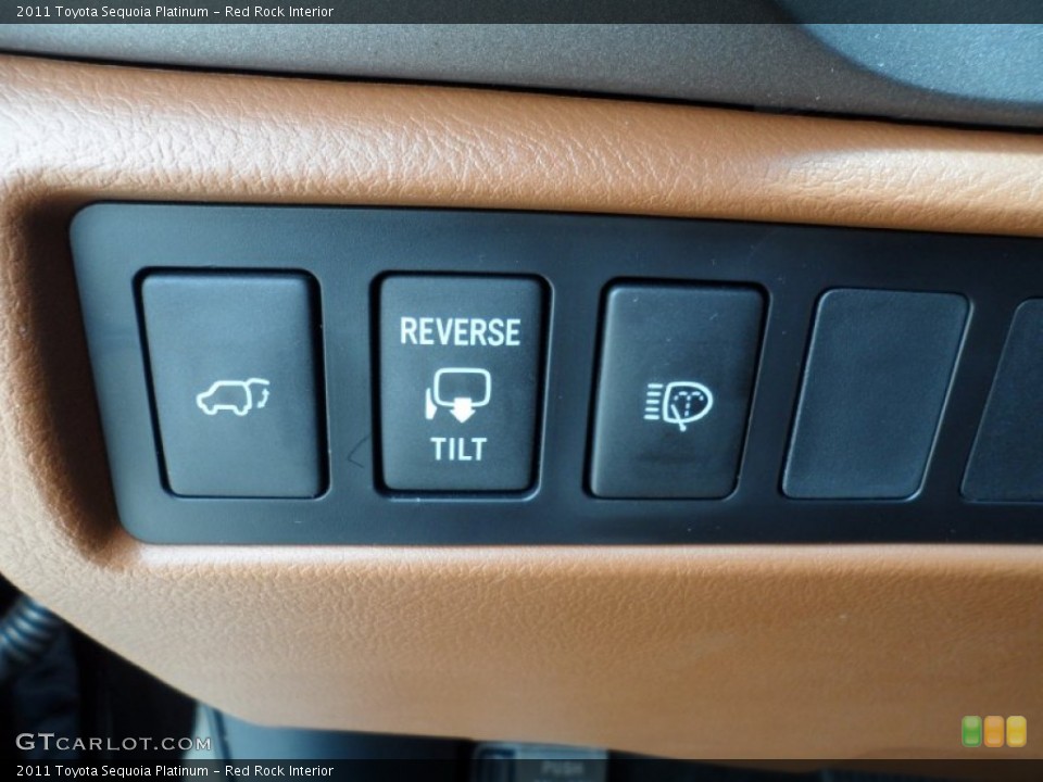 Red Rock Interior Controls for the 2011 Toyota Sequoia Platinum #50810385
