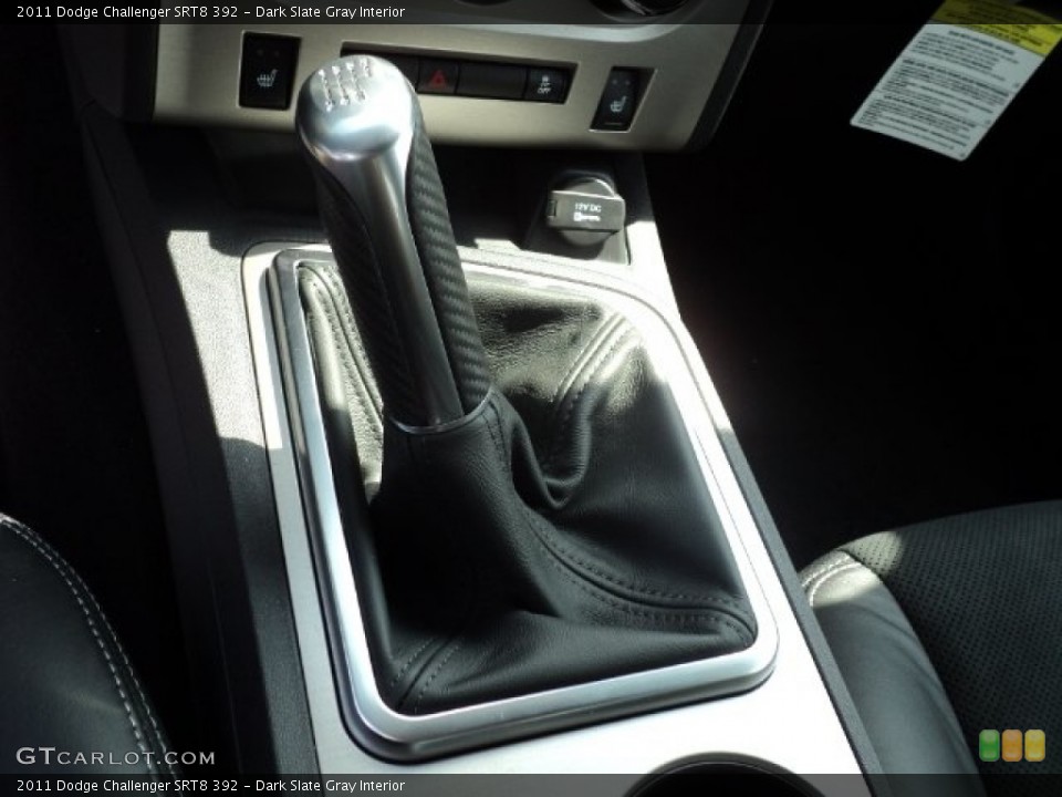Dark Slate Gray Interior Transmission for the 2011 Dodge Challenger SRT8 392 #50810631