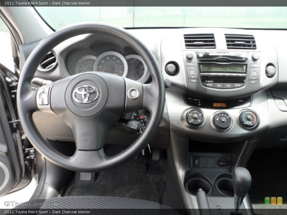 Dark Charcoal Interior Dashboard for the 2011 Toyota RAV4 Sport #50811795