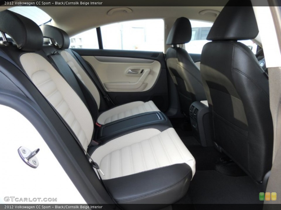 Black/Cornsilk Beige Interior Photo for the 2012 Volkswagen CC Sport #50812215