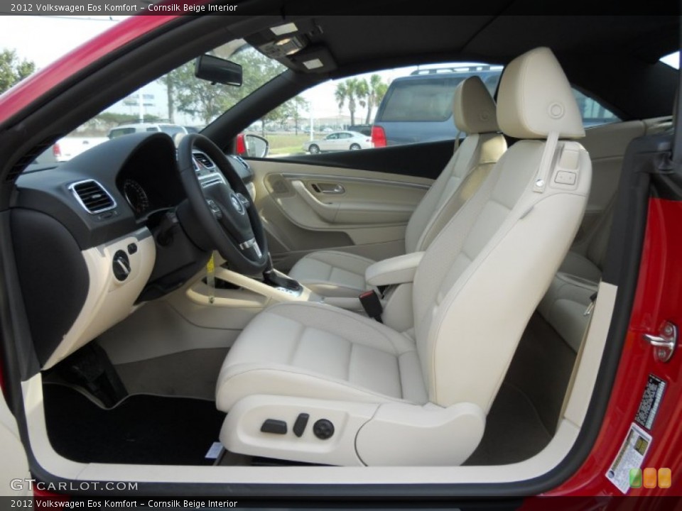 Cornsilk Beige Interior Photo for the 2012 Volkswagen Eos Komfort #50812563