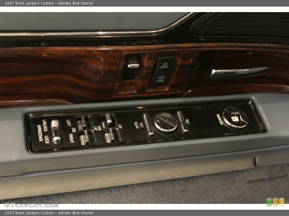 Adriatic Blue Interior Controls for the 1997 Buick LeSabre Custom #50812629