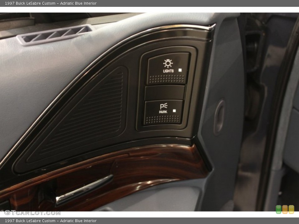 Adriatic Blue Interior Controls for the 1997 Buick LeSabre Custom #50812647