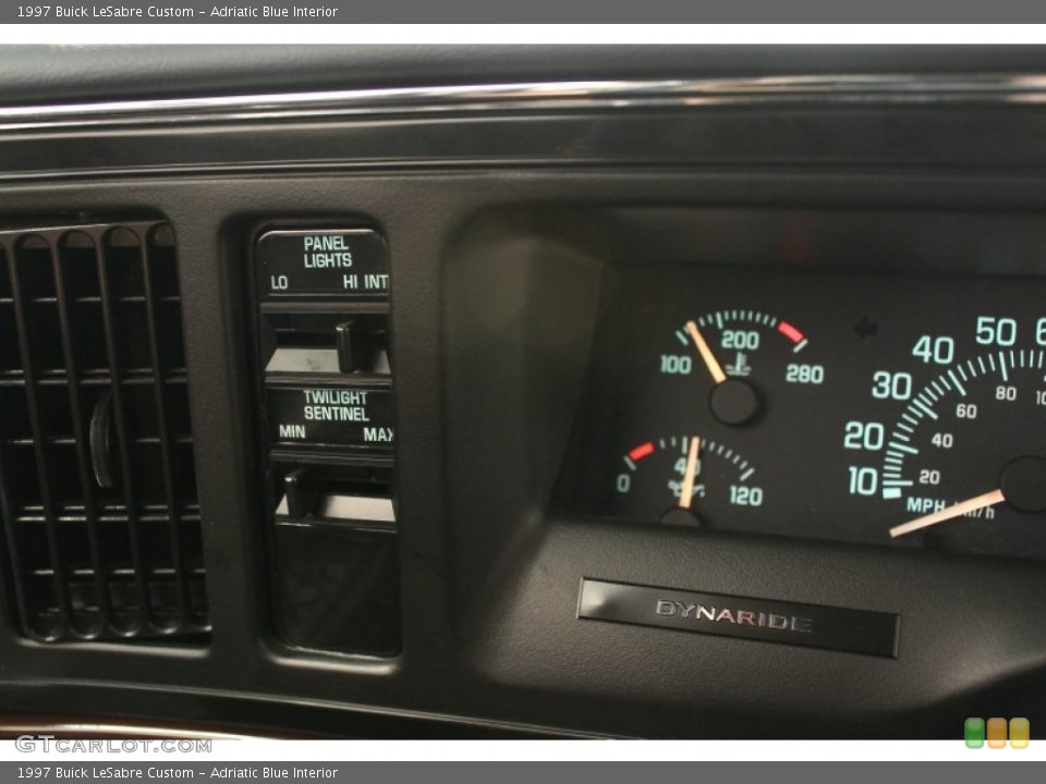 Adriatic Blue Interior Controls for the 1997 Buick LeSabre Custom #50812719