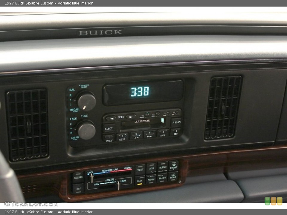 Adriatic Blue Interior Controls for the 1997 Buick LeSabre Custom #50812725