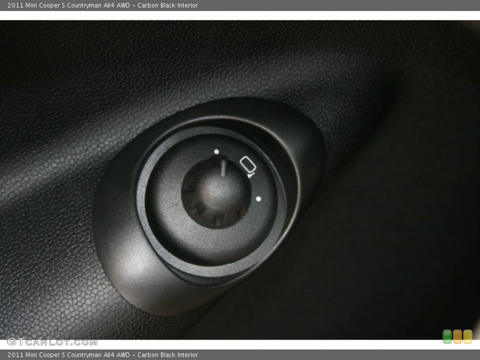 Carbon Black Interior Controls for the 2011 Mini Cooper S Countryman All4 AWD #50814972