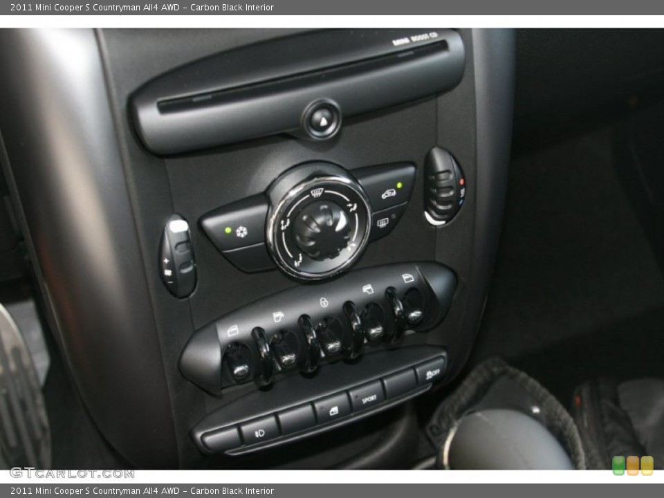 Carbon Black Interior Controls for the 2011 Mini Cooper S Countryman All4 AWD #50815038