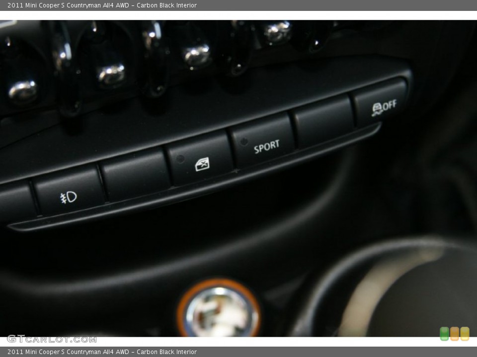 Carbon Black Interior Controls for the 2011 Mini Cooper S Countryman All4 AWD #50815050