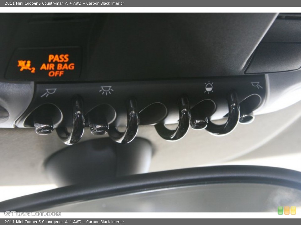 Carbon Black Interior Controls for the 2011 Mini Cooper S Countryman All4 AWD #50815098