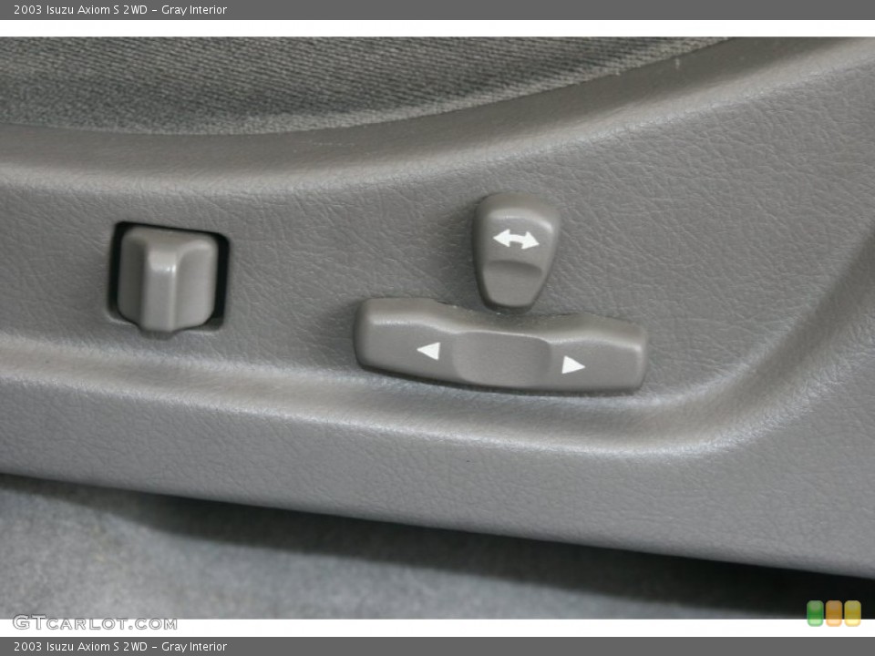 Gray Interior Controls for the 2003 Isuzu Axiom S 2WD #50817822