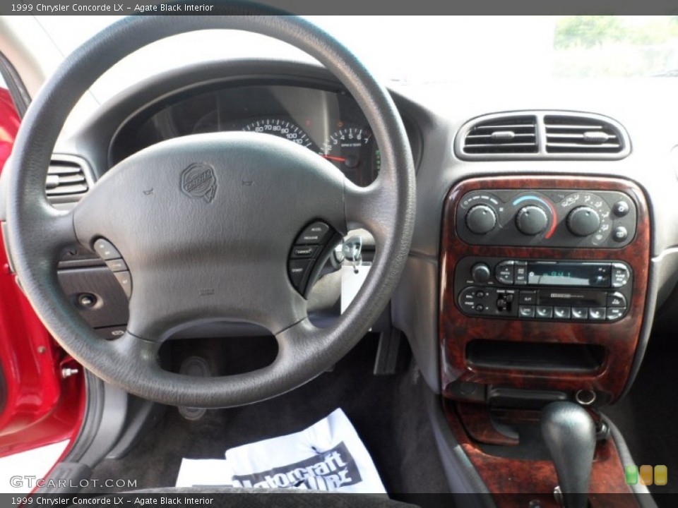 Agate Black Interior Controls for the 1999 Chrysler Concorde LX #50818749