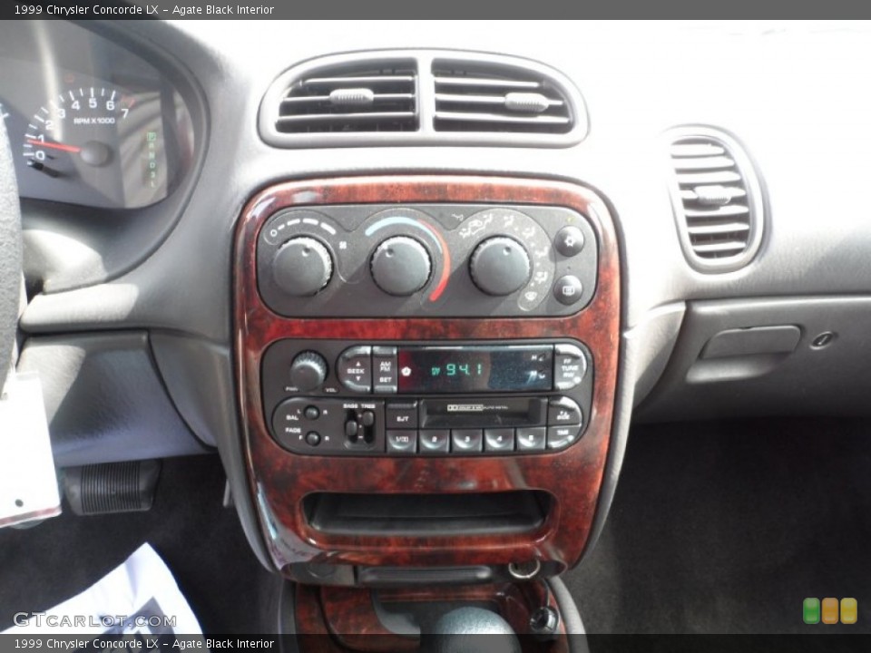 Agate Black Interior Controls for the 1999 Chrysler Concorde LX #50818764