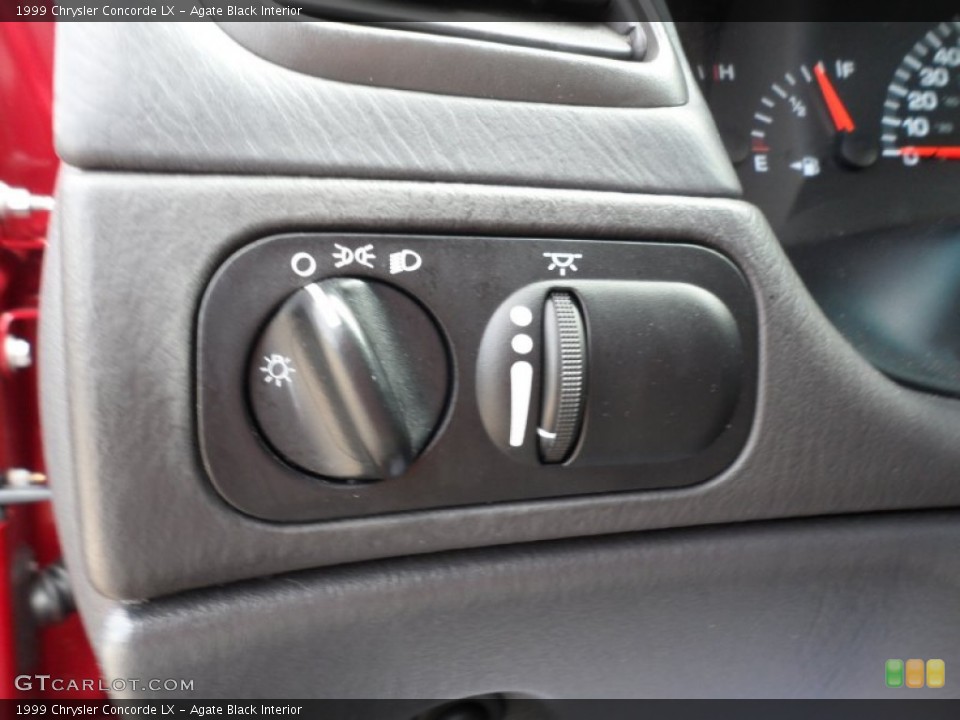 Agate Black Interior Controls for the 1999 Chrysler Concorde LX #50818866