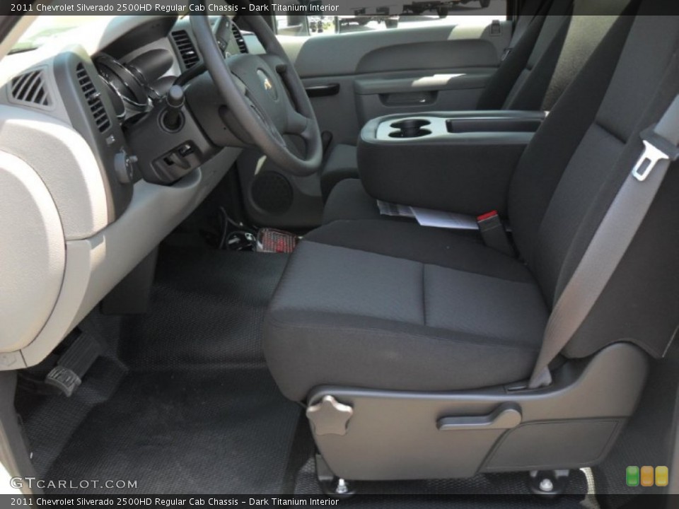 Dark Titanium Interior Photo for the 2011 Chevrolet Silverado 2500HD Regular Cab Chassis #50820507