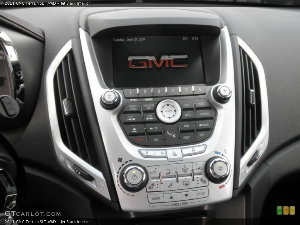 Jet Black Interior Controls for the 2011 GMC Terrain SLT AWD #50820546