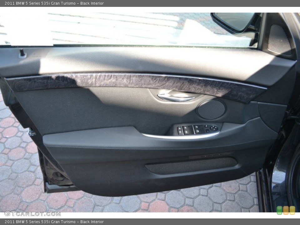 Black Interior Door Panel for the 2011 BMW 5 Series 535i Gran Turismo #50821668