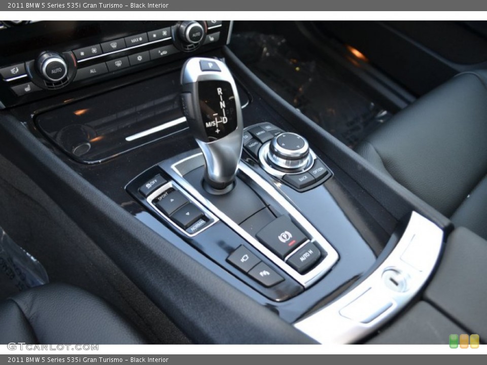 Black Interior Transmission for the 2011 BMW 5 Series 535i Gran Turismo #50821776