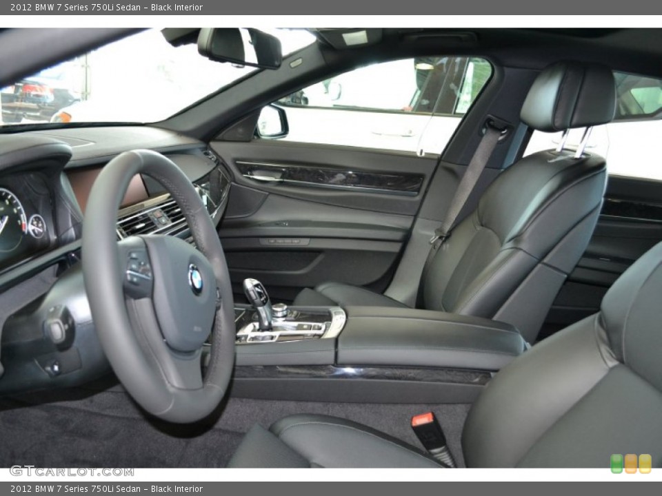 Black Interior Photo for the 2012 BMW 7 Series 750Li Sedan #50821908