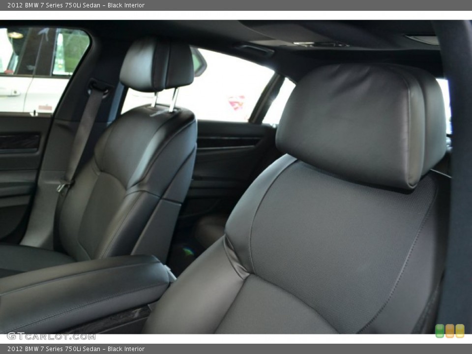 Black Interior Photo for the 2012 BMW 7 Series 750Li Sedan #50821914