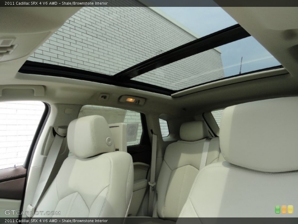 Shale/Brownstone Interior Sunroof for the 2011 Cadillac SRX 4 V6 AWD #50822415